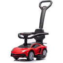 Freddo - Lamborghini 3-in-1 Ride-On Toy for Kids - Music, Light, Storage - RED Image 1