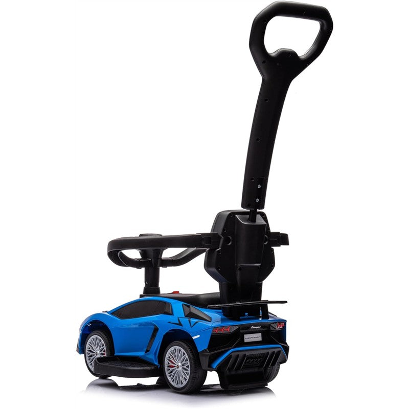 Freddo - Lamborghini 3-in-1 Ride-On Toy for Kids - Music, Light, Storage, BLUE Image 2