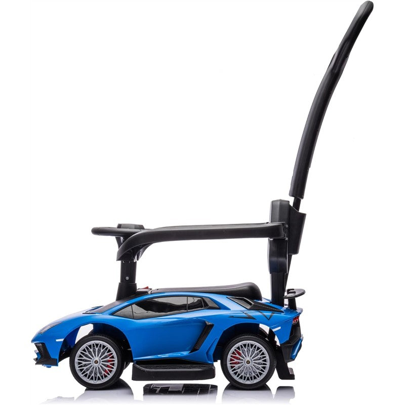 Freddo - Lamborghini 3-in-1 Ride-On Toy for Kids - Music, Light, Storage, BLUE Image 4