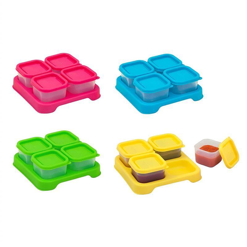Fresh Baby Food Unbreakable Cubes - Aqua (2 Oz) Image 3