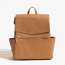 Freshly Picked - Convertible Classic Diaper Bag Backpack, Butterscotch Tan Image 1