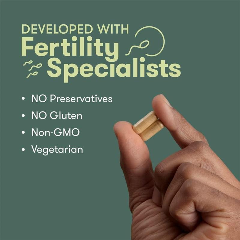 Frida Fertility - 60 Capsules Male Pre-Conception Supplements Image 3