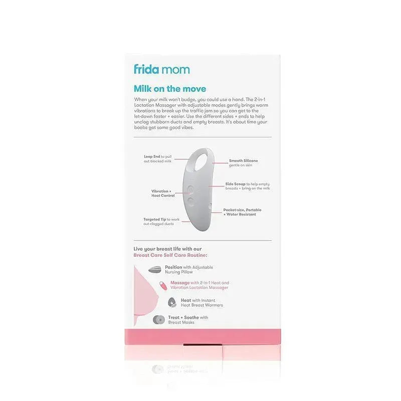 Frida Mom - 2-In-1 Heat And Vibration Lactation Massager