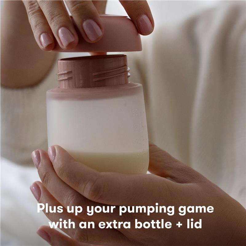 Fridababy - 2-In-1 Manual Breast Pump Silicone Bottle + Replacement Lid Image 2