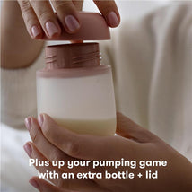 Fridababy - 2-In-1 Manual Breast Pump Silicone Bottle + Replacement Lid Image 2