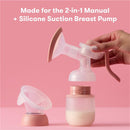 Fridababy - 2-In-1 Manual Breast Pump Silicone Bottle + Replacement Lid Image 3