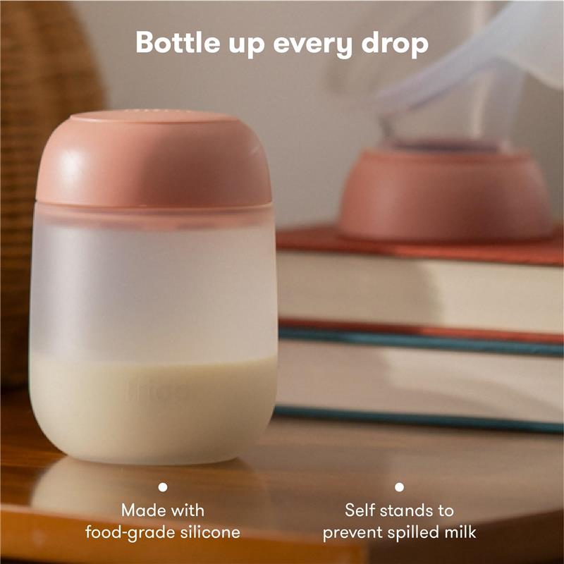 Fridababy - 2-In-1 Manual Breast Pump Silicone Bottle + Replacement Lid Image 4