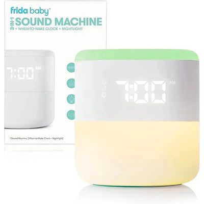 Fridababy - 3-in-1 Sound Machine + When-to-Wake Clock + Nightlight Image 1