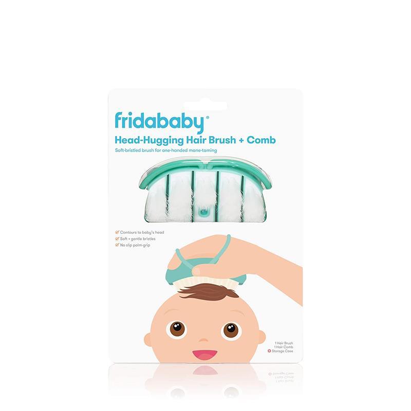 Fridababy - Infant Head-Hugging Hairbrush + Styling Comb Set Image 5