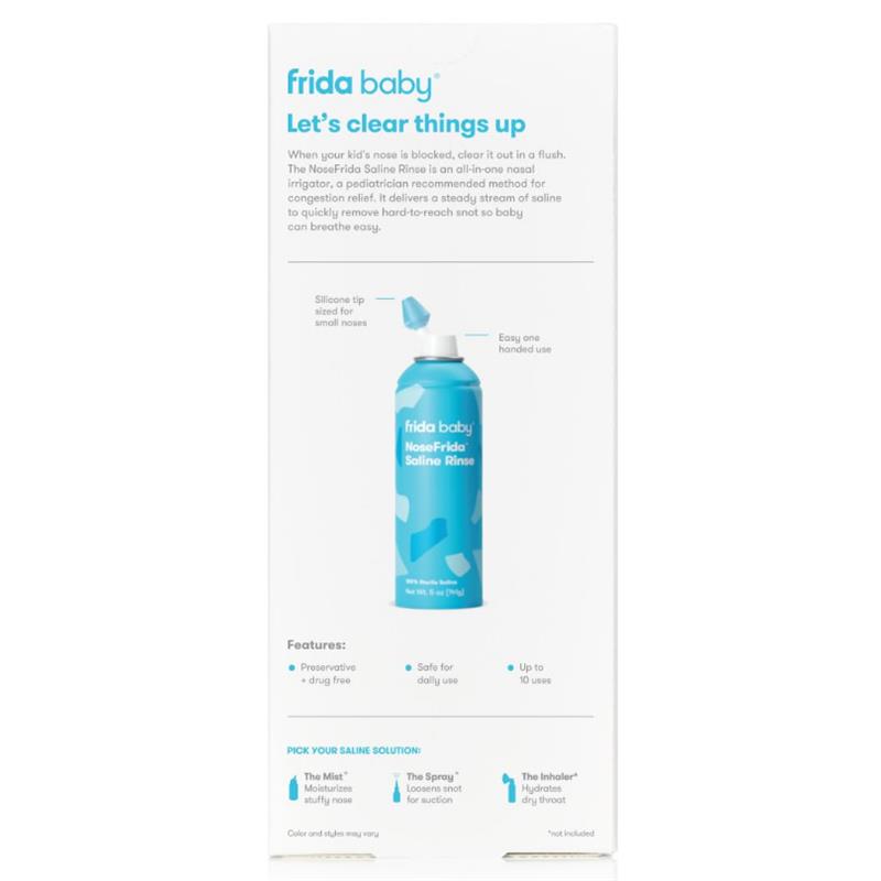 Fridababy - Nosefrida Saline Rinse, Instant Congestion Relief & Allergy Relief Image 7