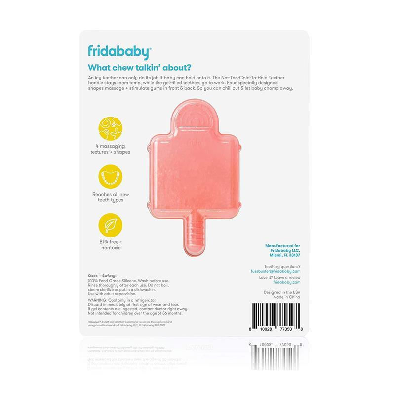 Fridababy - 2Pk Not-Too-Cold-to-Hold Silicone Teether Image 2
