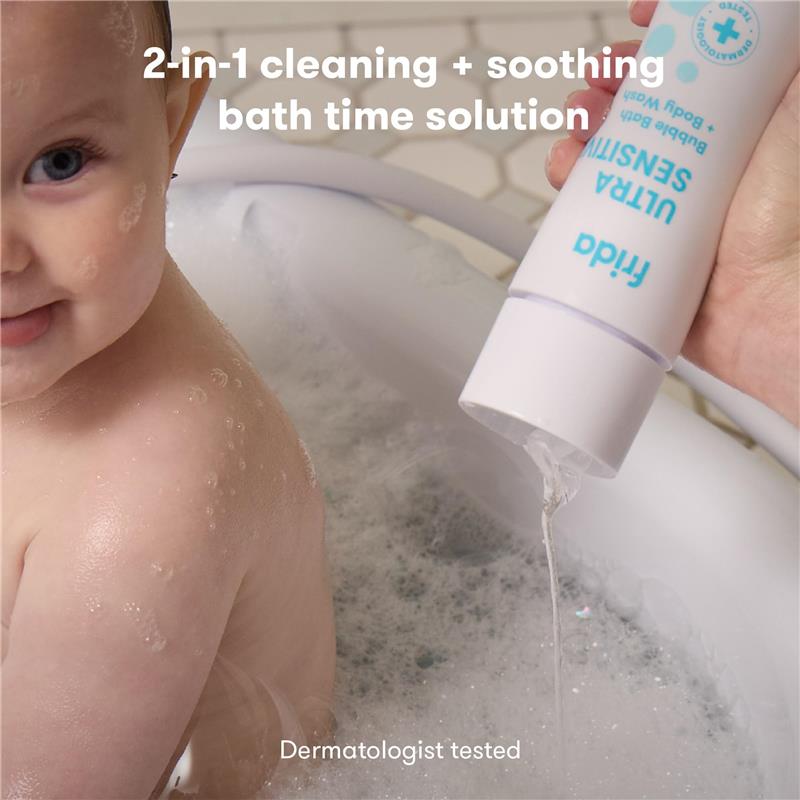 Fridababy - Unscented Fragrance-Free Bubble Bath + Body Wash, Oat & Chamomile, 10oz Image 2