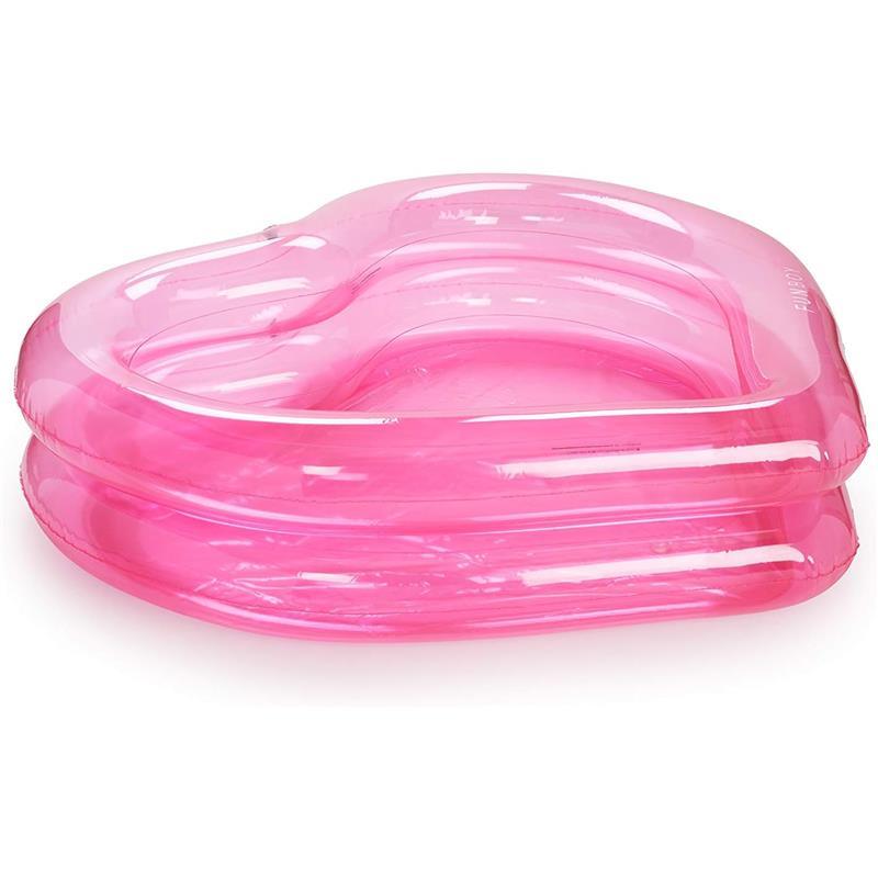 Funboy - Giant Inflatable Luxury Clear Pink Heart Kiddie Pool Image 3
