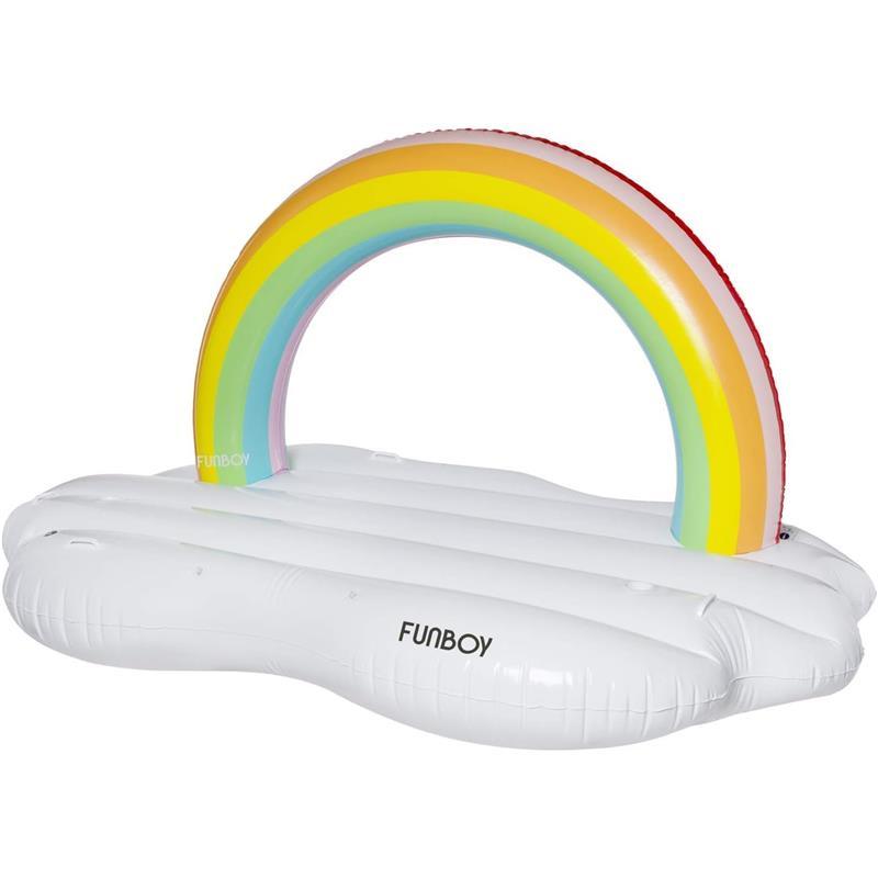 Funboy - Giant Inflatable Luxury Rainbow Cloud Island Daybed Pool Float Image 1