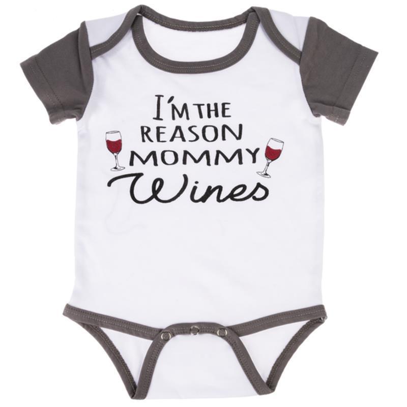 Ganz I'm The Reason Mommy Wines Bodysuit Image 1