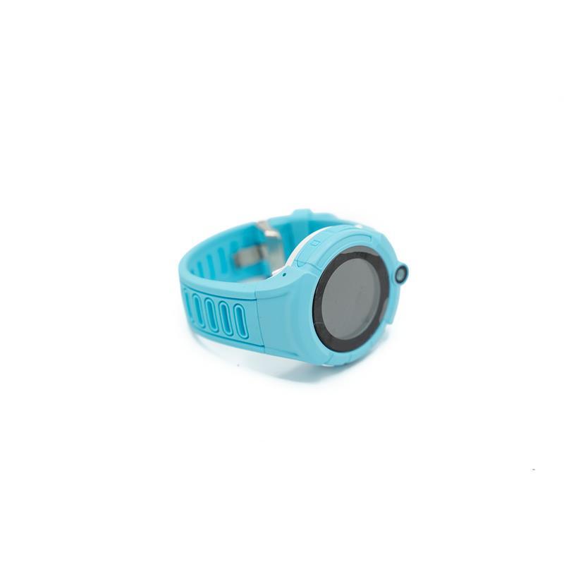 GBD GPS Kids Tracker Smart Watch, Round Blue Image 1