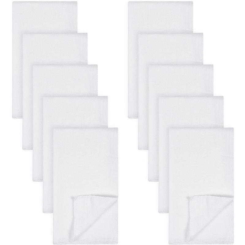 Gerber - 10Pk Flatfold Birdseye Cloth Diapers Image 1