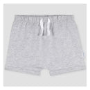 Gerber 2Pk Baby Boy Shorts Grey/Blue, 3/6M Image 2