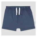 Gerber 2Pk Baby Boy Shorts Grey/Blue, 3/6M Image 3