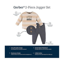 Gerber 2Pk Baby Boys Stay Wild Jogger Set Image 2