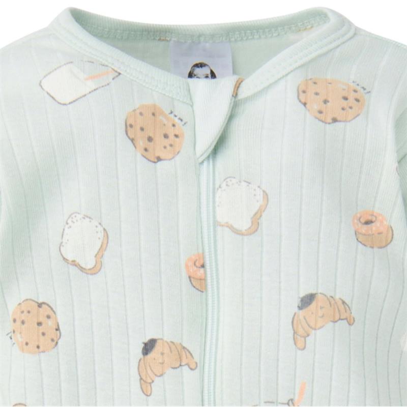 Gerber 2Pk Baby Neutral Ivory French Breakfast Bodysuits Image 4