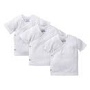 Gerber 3-pack White Side Snap Shirts Image 1