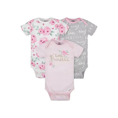 Gerber - 3Pk Baby Girl Onesies Little Princess Image 1