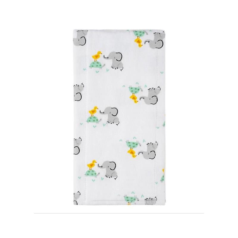 Gerber 4 PAck Baby Animals Flannel Burp Cloths Image 3