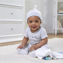 Gerber - 4 Pc Set Snap, Onesie, Footed Pant & Cap Neutral, Lamb.
