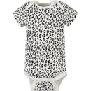 Gerber - 4Pk Baby Short Sleeve Onesies - Girl Leopard Image 2