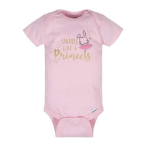Gerber - 4Pk Baby Short sleeve Onesies - Girl Princess Bunny Image 5