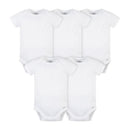 Gerbe 5Pk Onesies Multi-Packs Bundle Interlock White Image 1