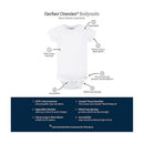 Gerbe 5Pk Onesies Multi-Packs Bundle Interlock White Image 3