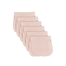 Gerber 6Pk Baby Boys & Girls Muslin Burp Cloths, Pink, Large Size 20 x 10 Image 1