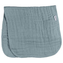 Gerber 6Pk Baby Boys & Girls Muslin Burp Cloths, Teal, Large Size 20 x 10 Image 4