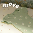 Gerber 8Pk Baby Girls Golden Floral Onesies Bodysuits Image 4