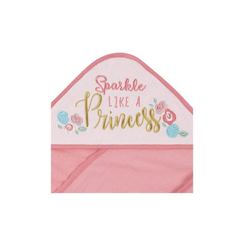 Gerber Baby 2 Pack Hooded Towels Princess Pink Image 4