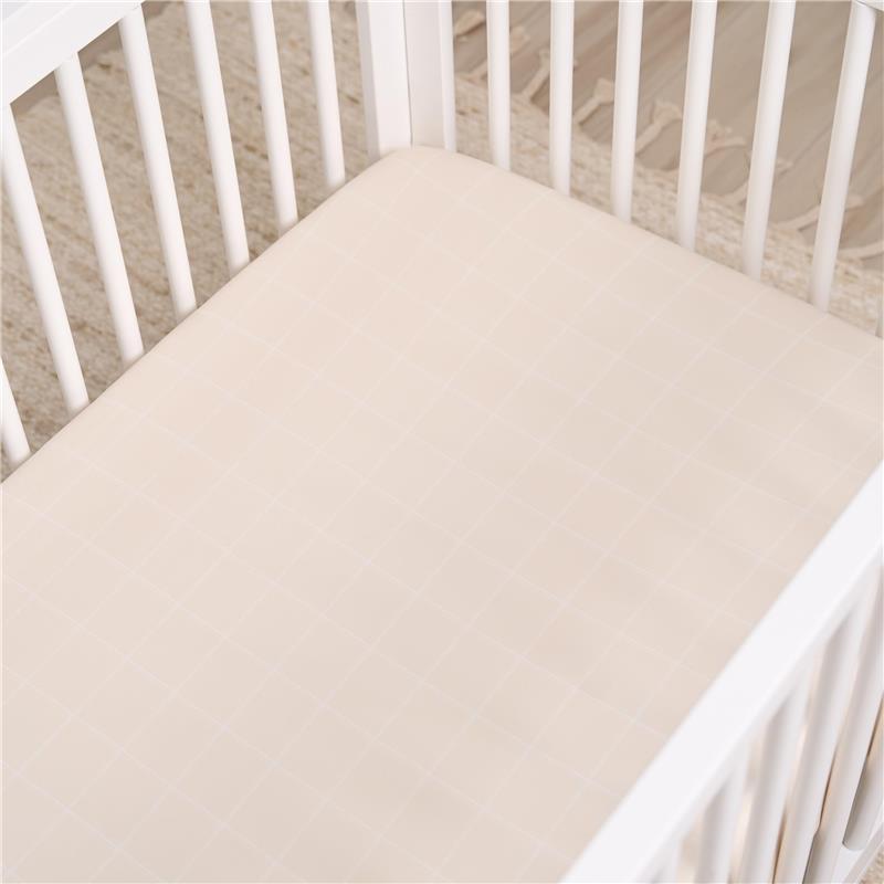 Gerber Baby 2Pk Unisex Knit Crib Sheet, Retro Floral, One Size Image 3