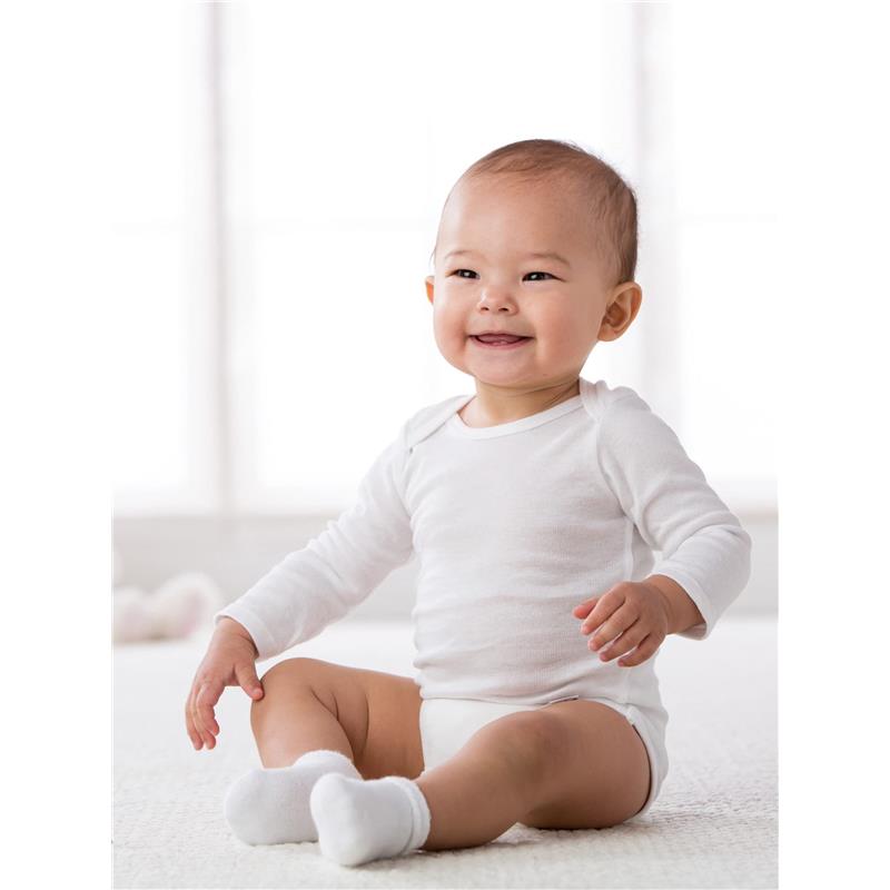 Gerber Baby 6-Pair Sock Bundle, White Image 3