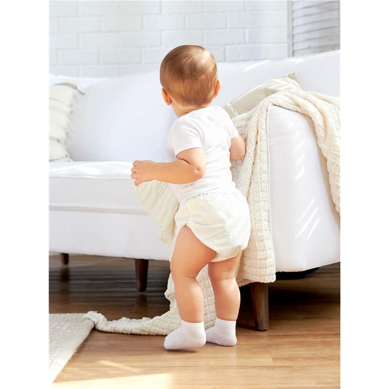Gerber Baby 6-Pair Sock Bundle, White Image 4