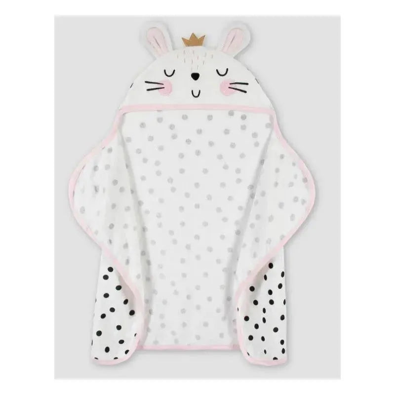 Gerber Baby Girls'Bunny Hooded Bath Wrap Image 2