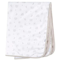Gerber Bedding - 1Pk 2Ply Plush Blanket, Neutral Rainbow Image 2