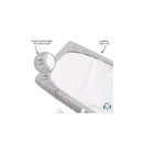 Gerber Baby Boys Dotted Gray Changing Pad Cover Image 5