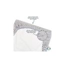 Gerber Baby Boy Dotted Grey Changing Pad Cover Image 2