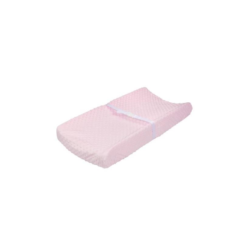 Gerber Baby Girls Dotted Light Pink Changing pad Cover Image 1