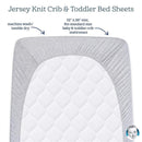 Gerber Bedding - 1Pk Fitted Baby Crib Sheet - Boy Woodland Stripes Image 2