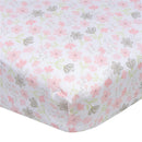 Gerber Bedding - 1Pk Fitted Baby Crib Sheet - Girl Mommy & me Image 1