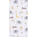 Gerber Bedding - 4Pk Flannel Blanket, Neutral Animals Image 2