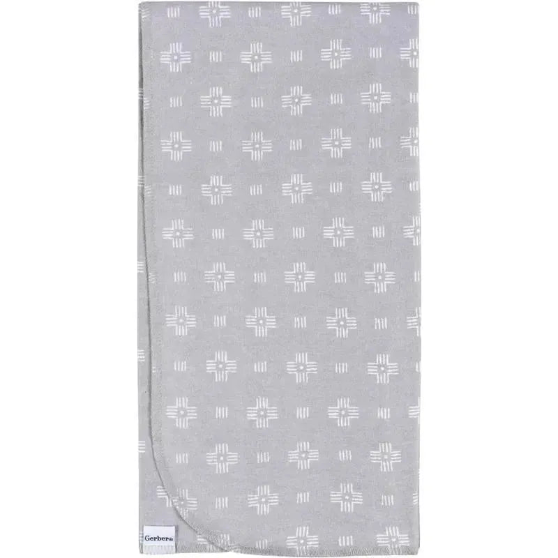 Gerber Bedding - 4Pk Flannel Blanket, Neutral Animals Image 3