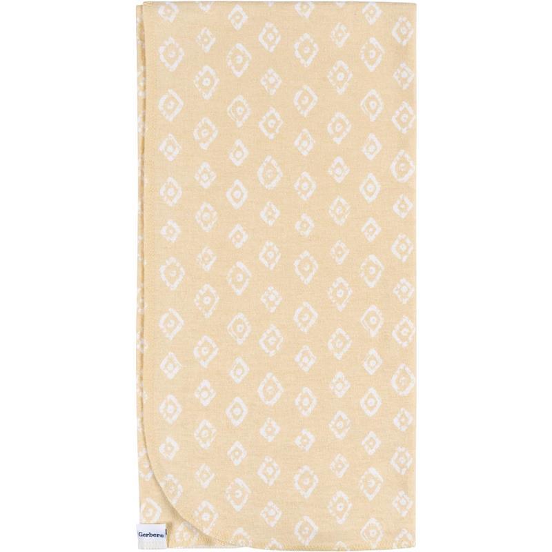 Gerber Bedding - 4Pk Flannel Blanket, Neutral Animals Image 4